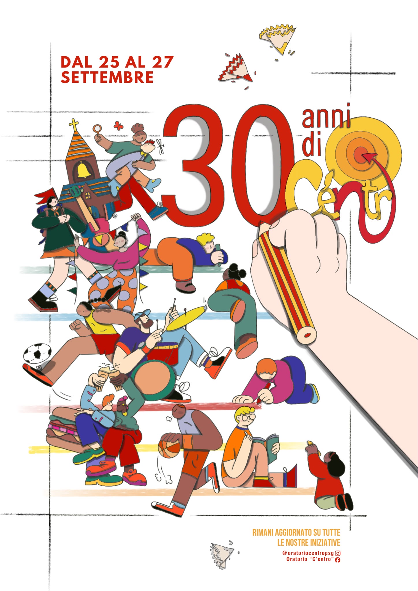 Locandina originale 30 anni di C'entro